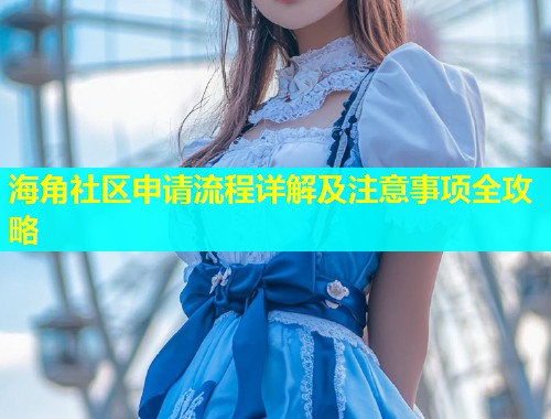 海角社区申请流程详解及注意事项全攻略